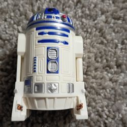 Vintage Star Wars R2-D2 With Princess Leia And Princess Leia Hologram