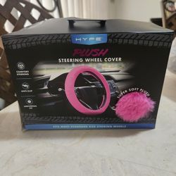 Hype Plush Steering Wheel Cover 