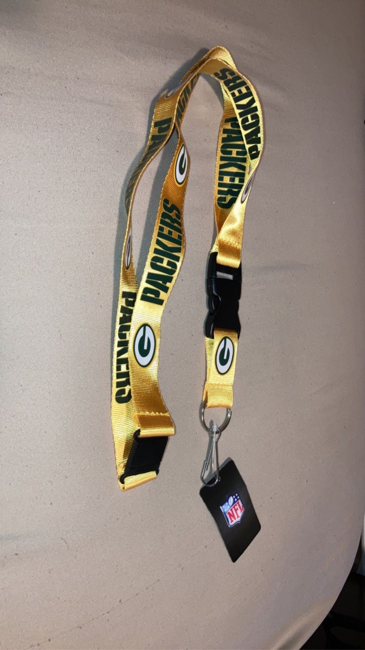 Green Bay Packers lanyard/keychain brand new