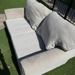 Free  Couch/Love Seat needs cleaning, no tears No Rips