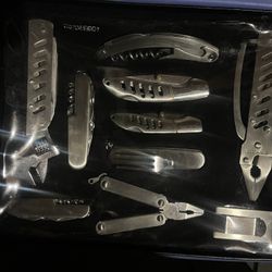 Sharper Image Stainless Steel Multi-Tool Gift Set – Complete in Case