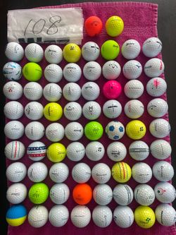 Batch#108 - 74 Premium & mixed highly playable GOLF balls