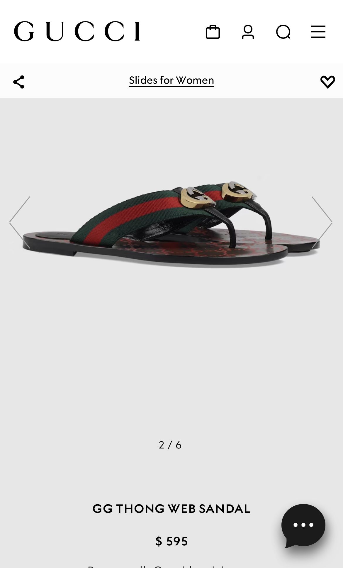 Gucci slides