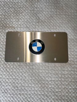 BMW vanity plate