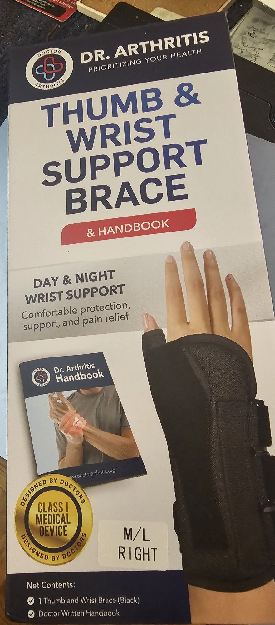 Thumb And Wrist Brace