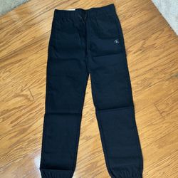 NWT Calvin Klein Jeans youth tech joggers black Size M 10/12