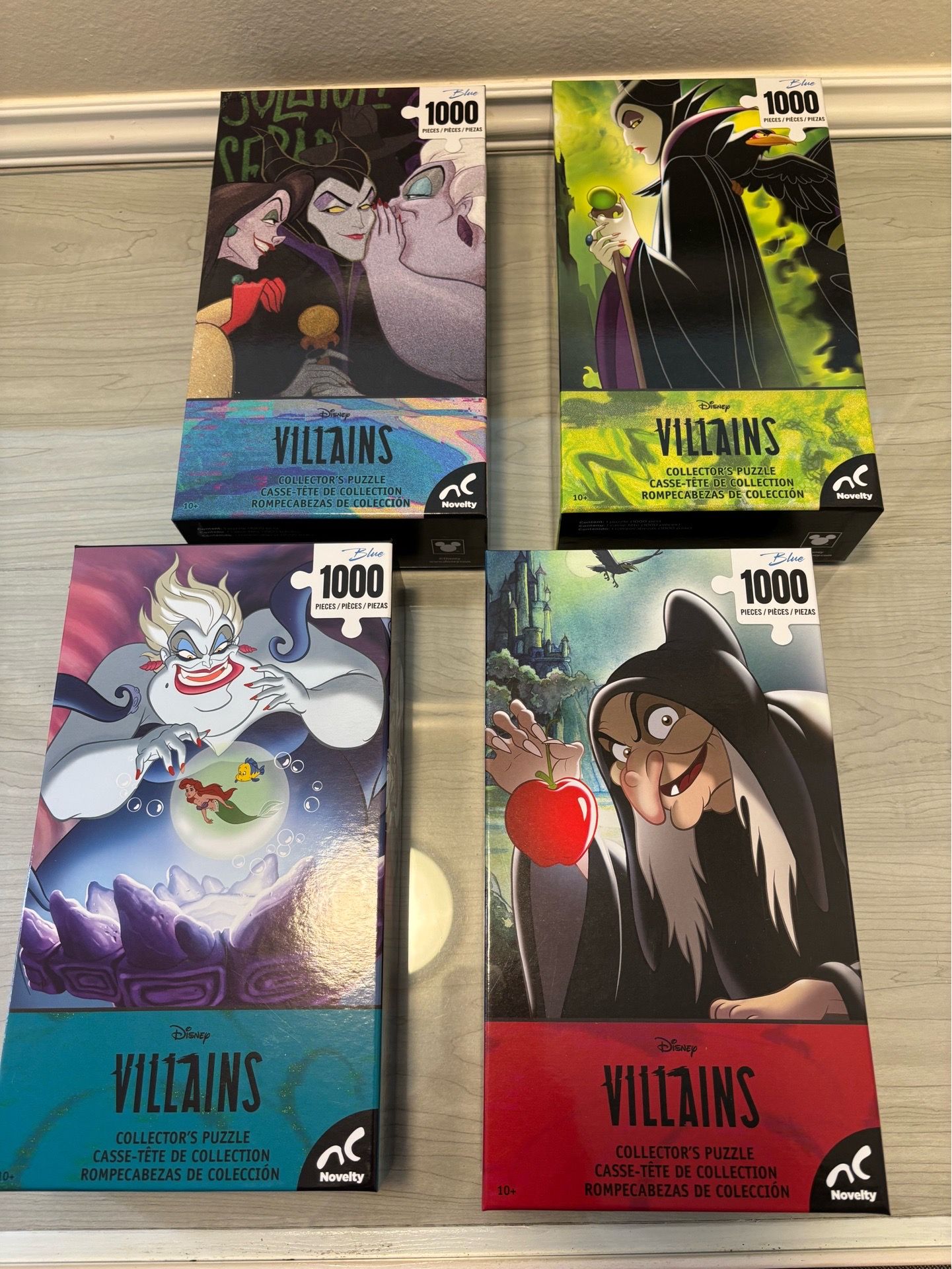 4 New 1000 piece puzzles Bundle