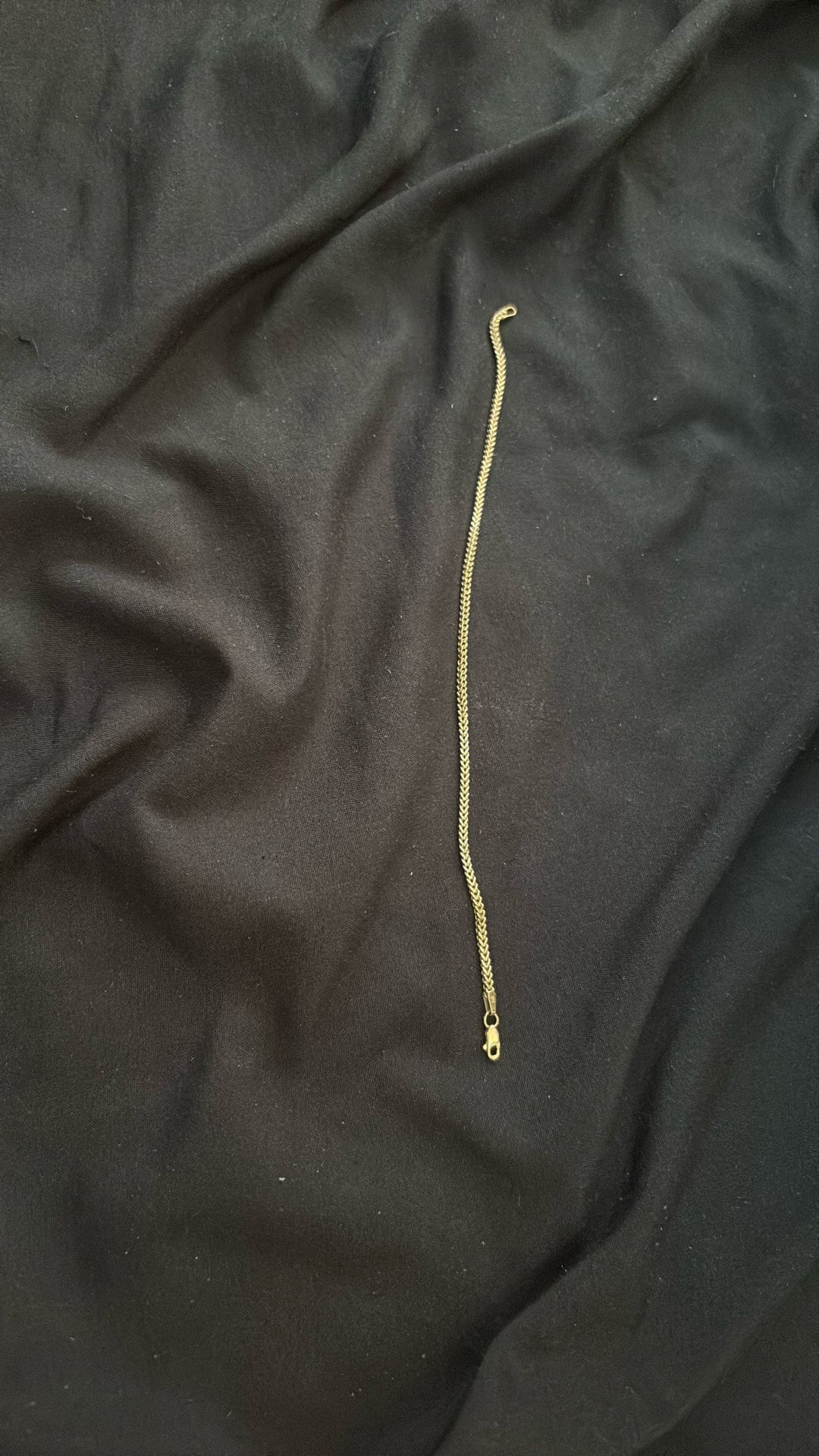 10k franco bracelet 7-8 inches looking for earrings or cash