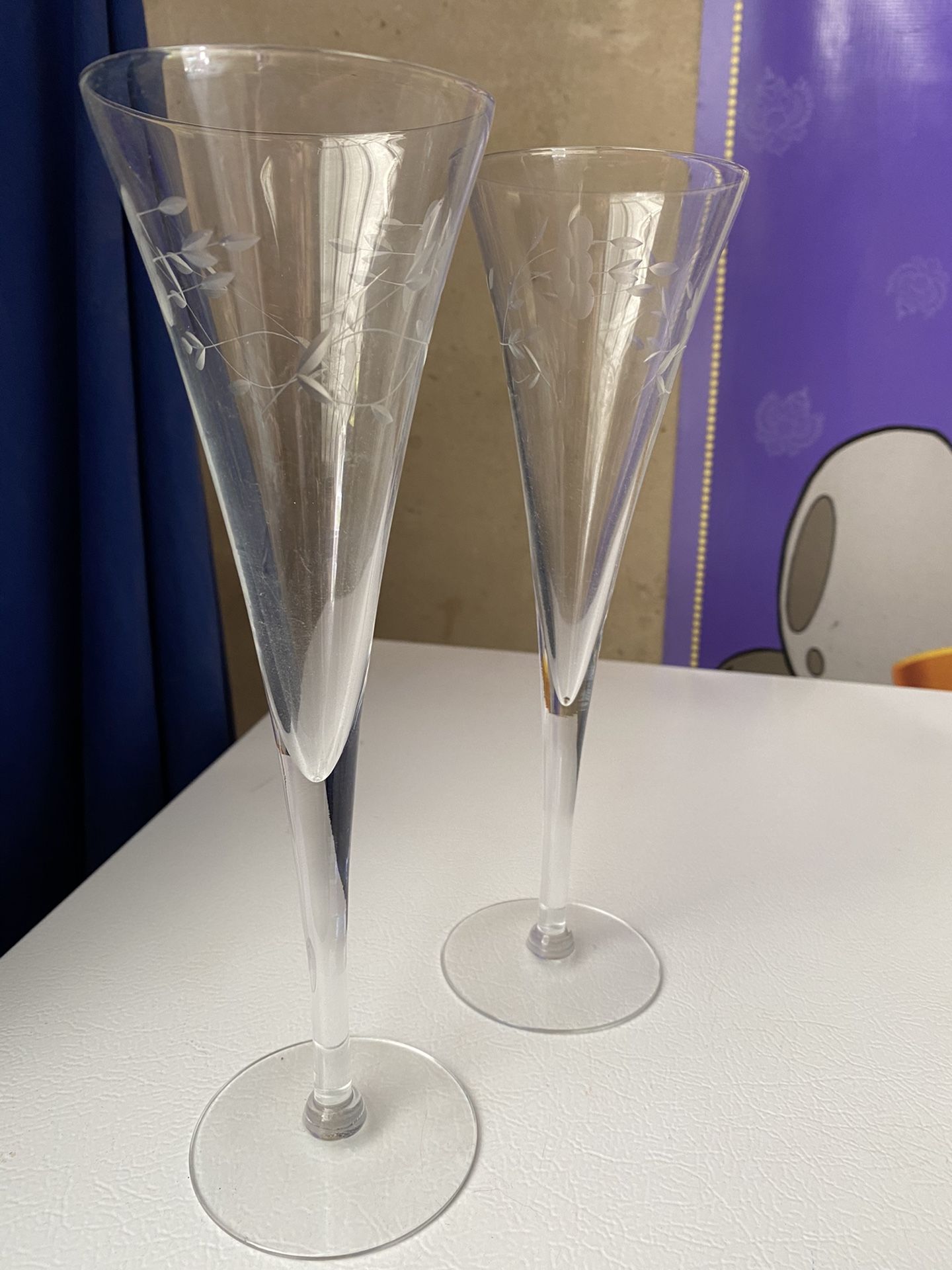 Princess House crystal stemware.