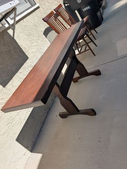 Wood table