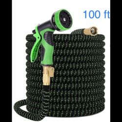 100 Feet Expandable Water Hose With Nozzle