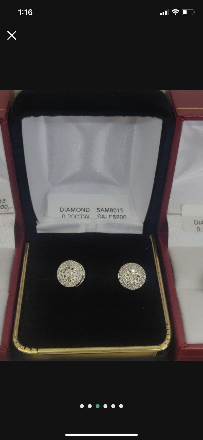 Real Diamond Earring…. Mother’s Day Especial 