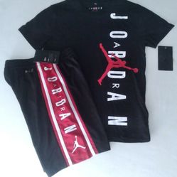 Jordan Boys Youth 2pc Short Set- Small 