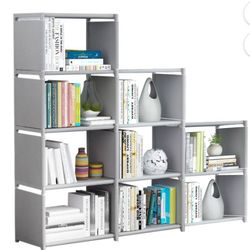 Blue - 9 Cube Storage Shelf Organizer for Office Home Bedroom - $12