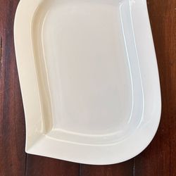 White, Ceramic Platter