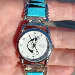 Sterling Silver Turquoise Watch