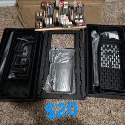 🧴 4-Pack Under Sink Organizer & Storage Rack – $20