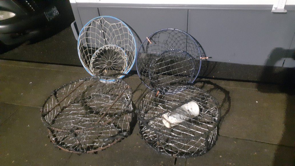 2 Crab pots and 2 Crab Rings for sale
