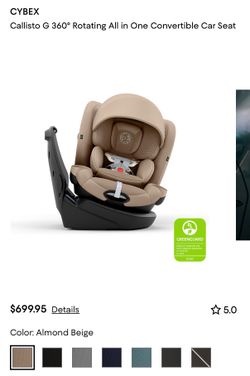 CYBEX Callisto G 360° Rotating All in One Convertible Car Seat