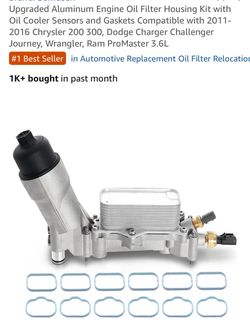 Aluminum Engine Oil Filter Housing Kit with Gaskets