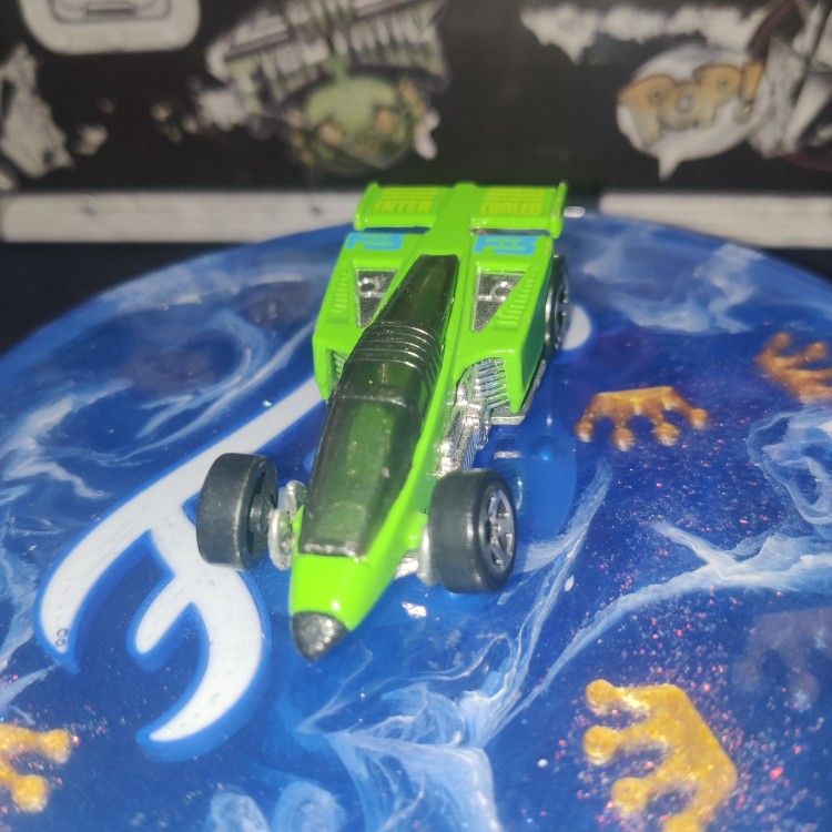 Hot Wheels Inter Cooled F3 Shadow Jet Formula Racer 1987 Green