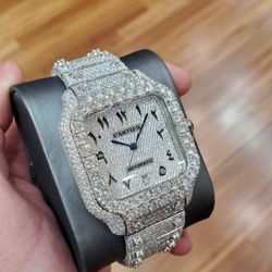 Bustdown 💎 Cartier Santos (1 Of 1 Setting) 