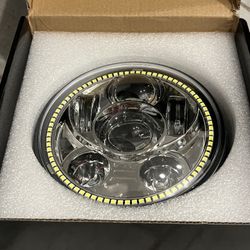 5.75” Motorcycle LED light with led halo New