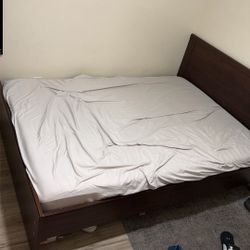 Full Size Bed - (Matrimonial)  And Bed Frame