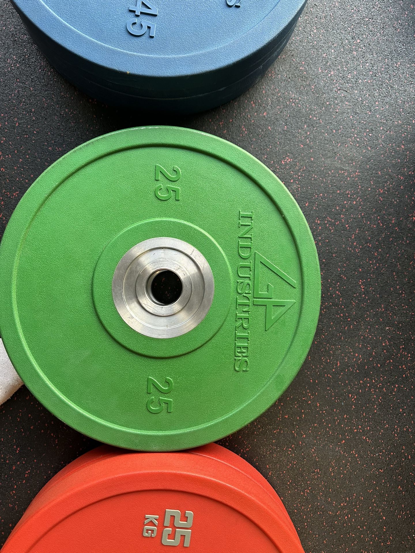 25 Pound Urethane Bumper Plates