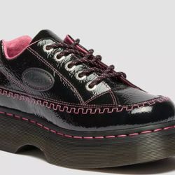 Doc Martens Leather Platform Shoes, Size 8