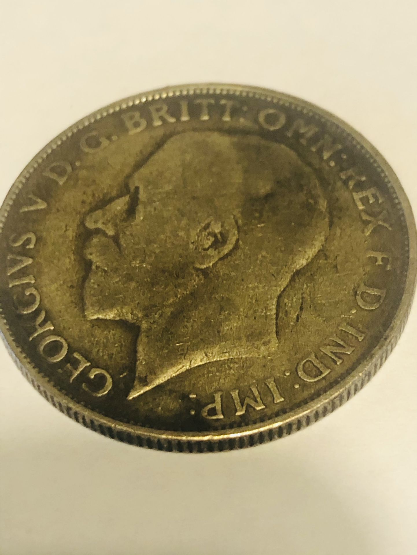 1922 Great Britain Silver Florin Coin