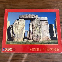 Sure-Lox “Wonders Of The World Stonehenge” 750 Piece Puzzle. New.