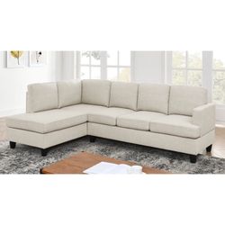 Wide sofa & Chaise (1 Month New) 
