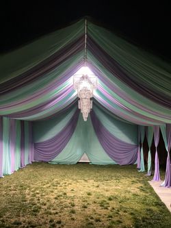Draped canopies