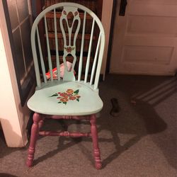 Sweet Hand-painted Wooden Chair
