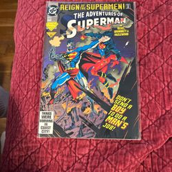 Adventures of Superman #503 Cyborg Mongul Superboy (Aug 1993 DC)Mint,NRMINT Only $2 Firm 