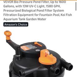 Pressure Pond Filter 