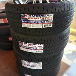 245-45R20 American Road Star $399