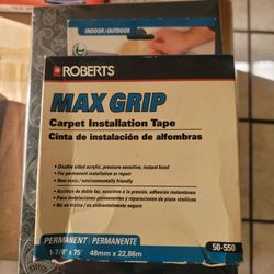 Robert's Max Grip Carpet Installation  Tape