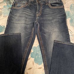 7 For All Mankind Mid-rise Straight Leg Jean Size 32x34