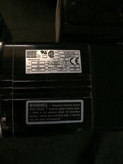 Electric bonding motor 1/3 hp