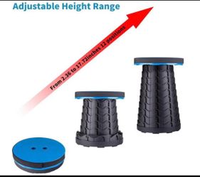Outdoor portable folding stool