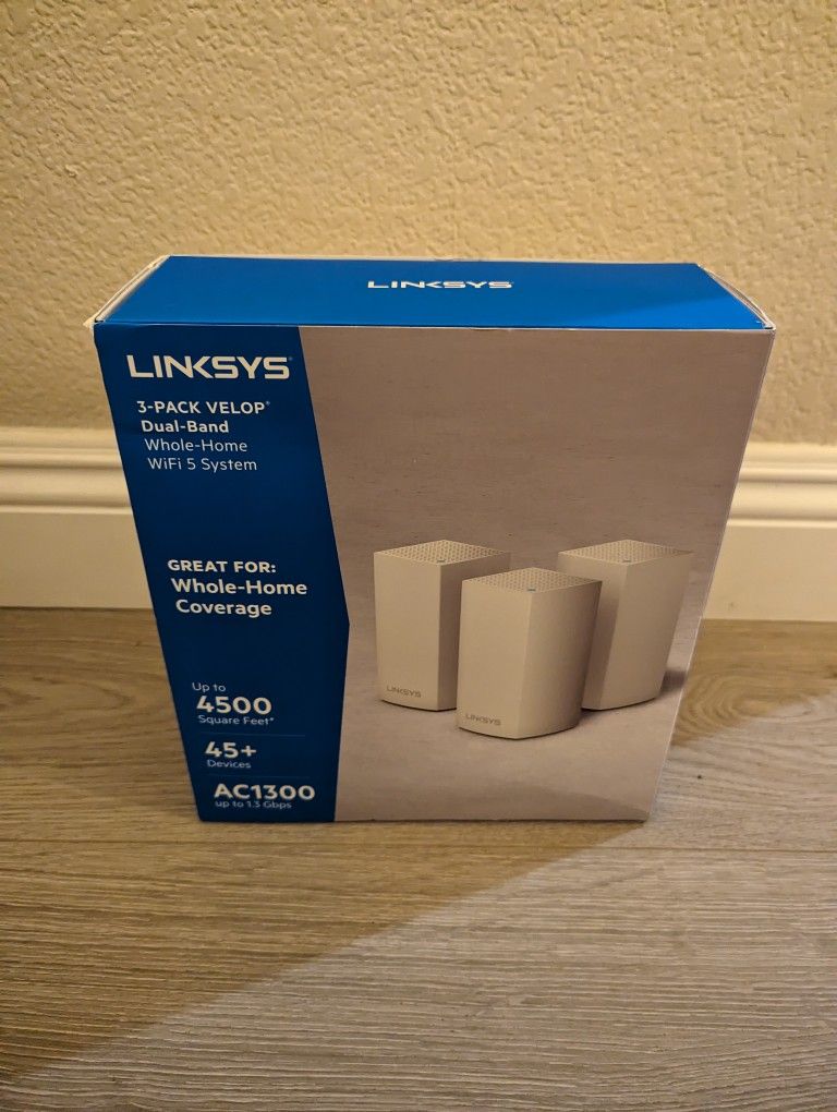 Linksys 3 Pack Mesh Wifi 5
