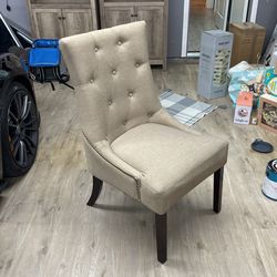 Upholstered Tufted Chair Vanity Dining Chair