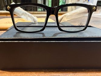 Chrome heart glasses