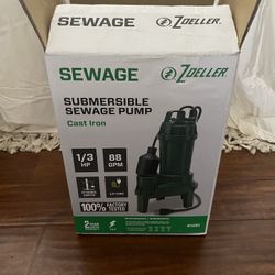 Zoeller Sewage Pump
