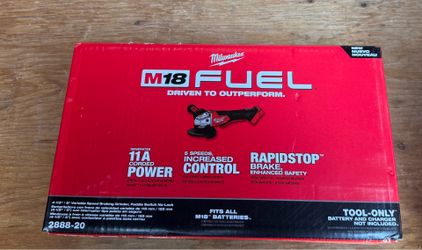 Milwaukee  Tool only  Grinder 5 SPEEDS, INCREASED CONTROL