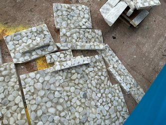 High-end gorgeous pebble resin tiles -cash only