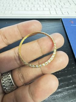 Yellow Gold Diamond Bezel