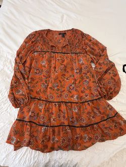 Forever 21  Floral Tiered Boho Blouse